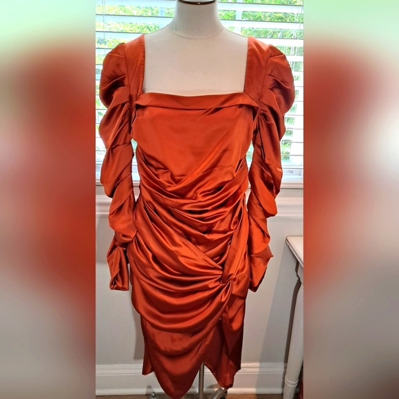strapless open back dress Miss Circle Fatima Hire Melbourne Australia main image 0